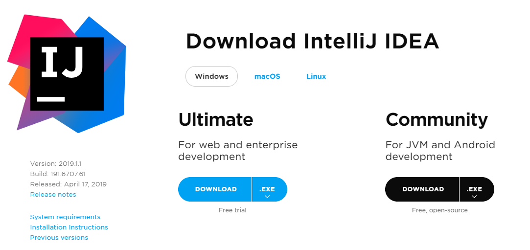 intellij idea community free download